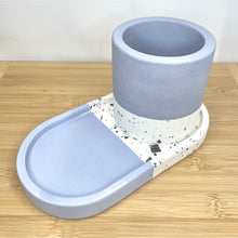 Load image into Gallery viewer, Blue storm Terazzo Pot
