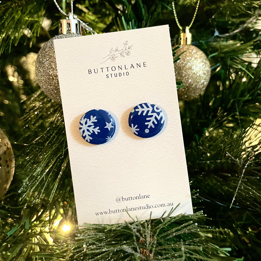 Large Christmas studs