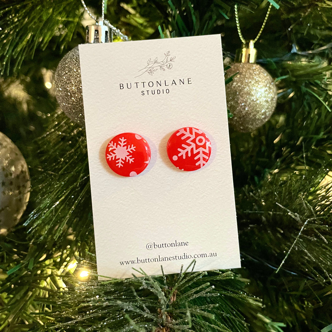 Large Christmas studs