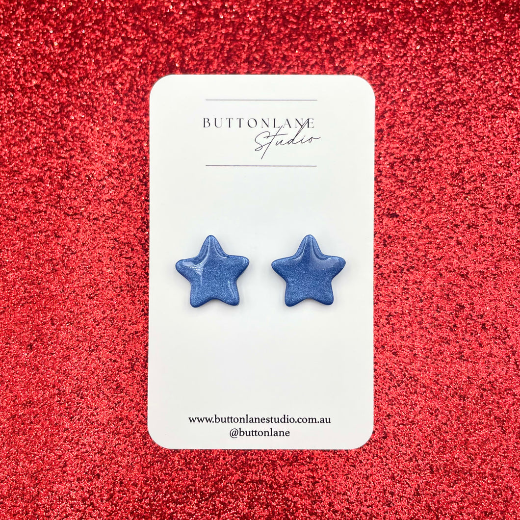 Christmas navy star