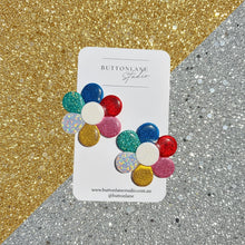 Load image into Gallery viewer, Christmas Glitter flowers
