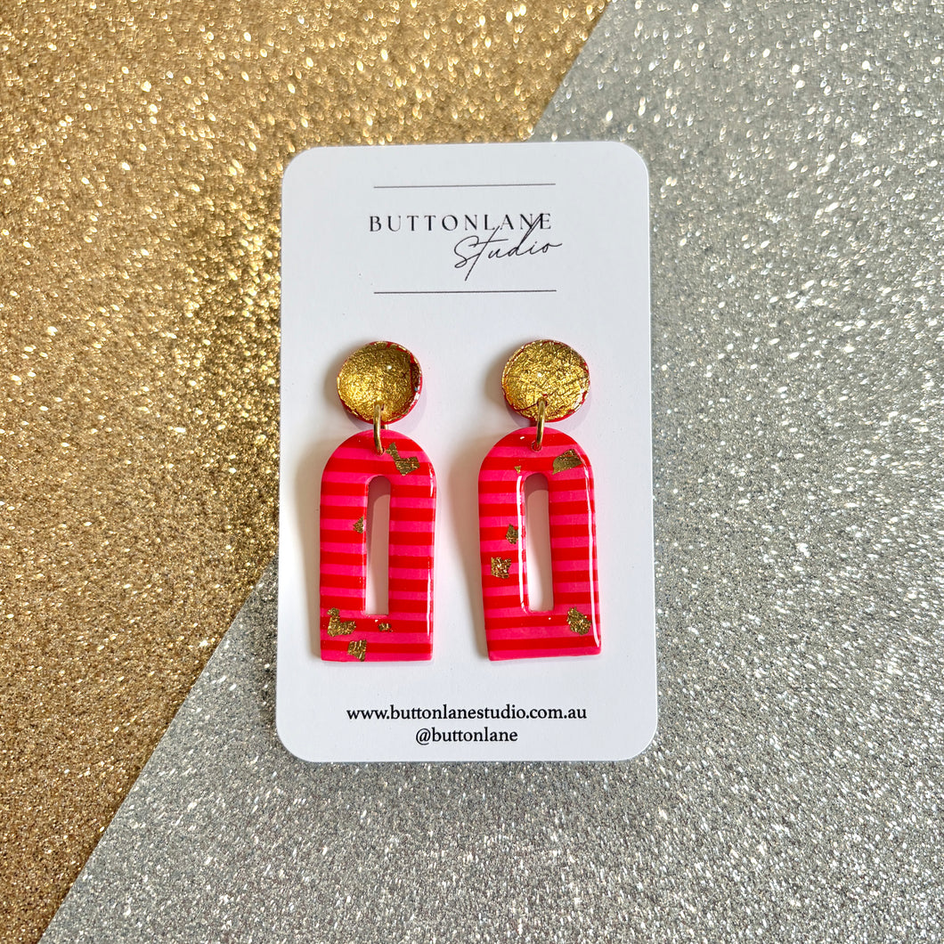 Pink/Red festive Christmas arch