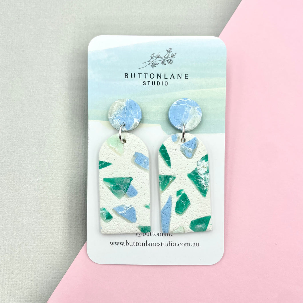 Terrazzo earrings