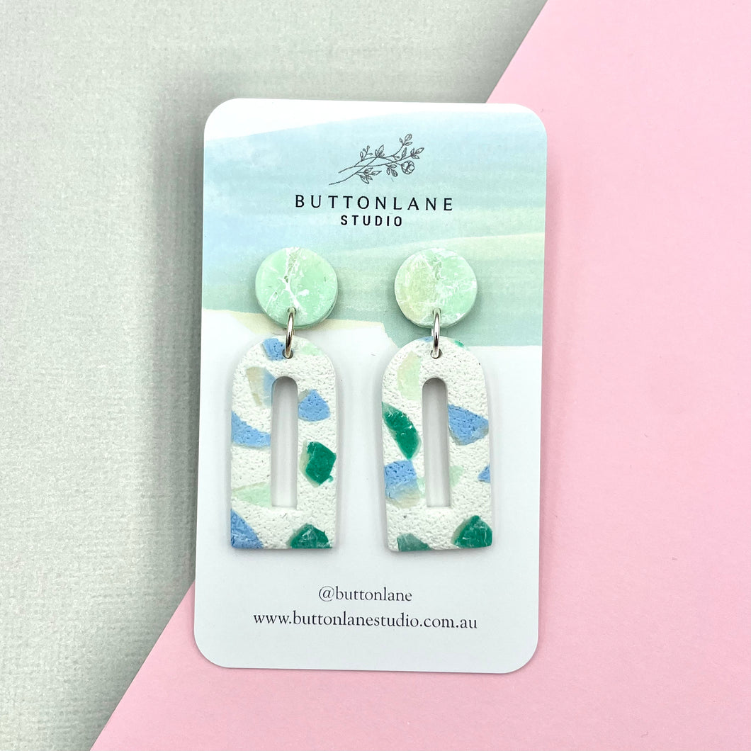 Terrazzo earrings