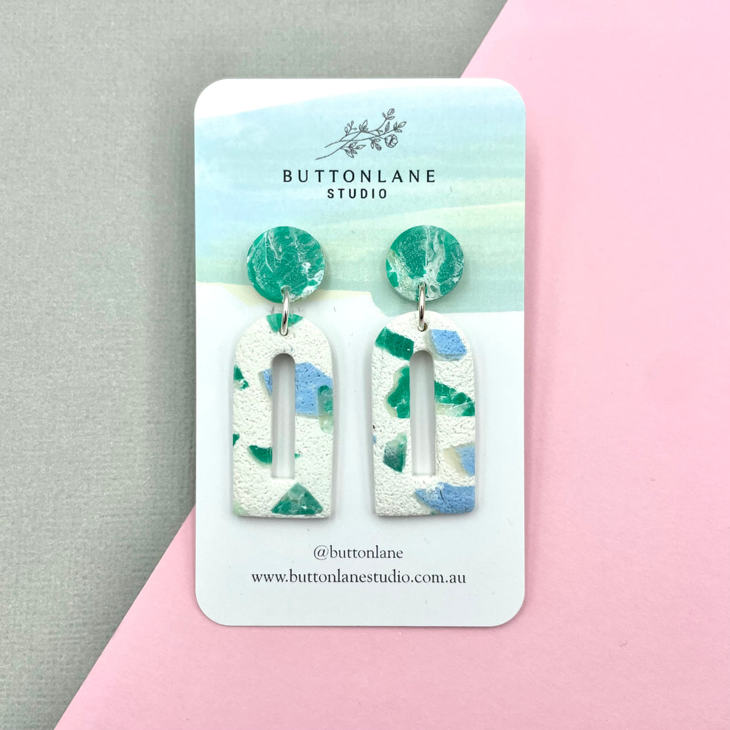 Terrazzo earrings