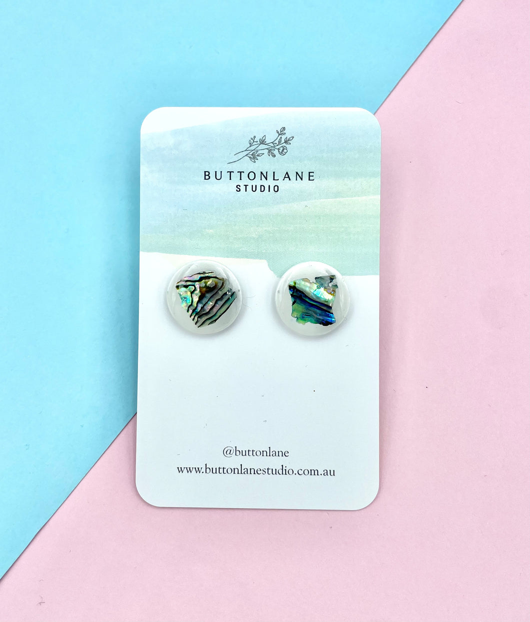 Abalone shell earrings