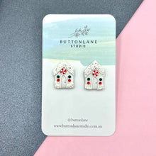 Load image into Gallery viewer, Christmas Cottage Stud - Pearl
